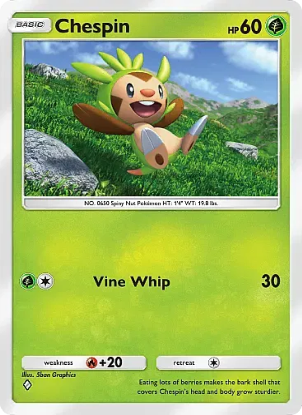 Chespin - Pokémon TCG Card