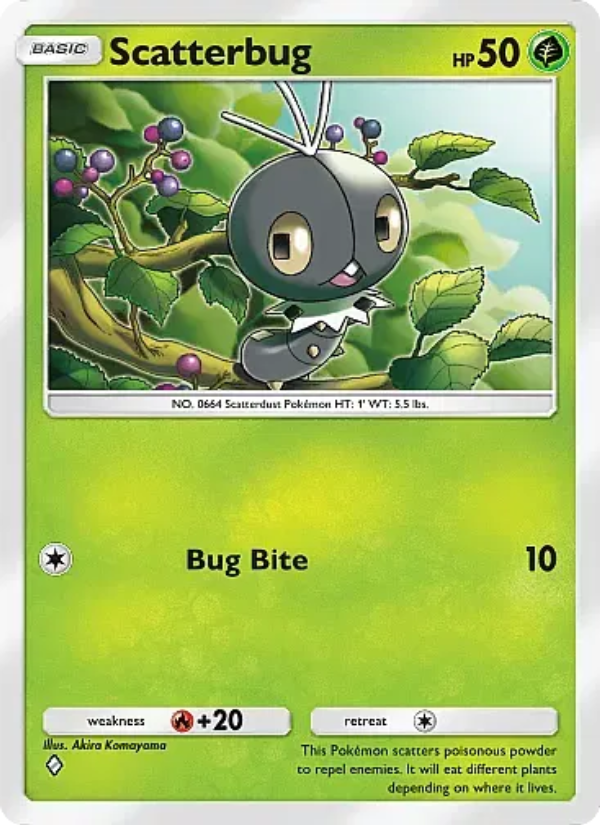 Scatterbug - Pokémon TCG Card