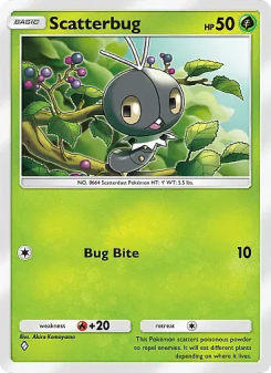 Scatterbug - pokemon TCG Card