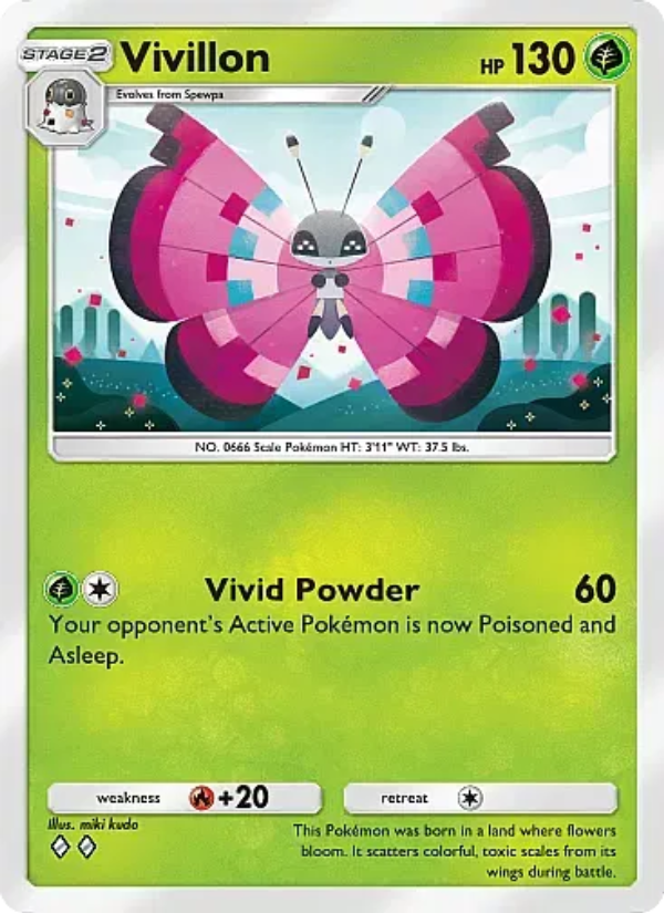 Vivillon - Pokémon TCG Card