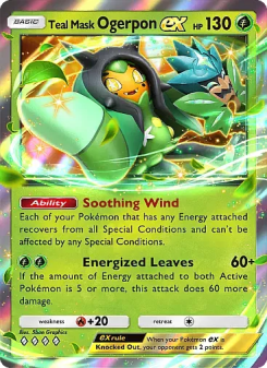 Teal Mask Ogerpon ex - pokemon TCG Card