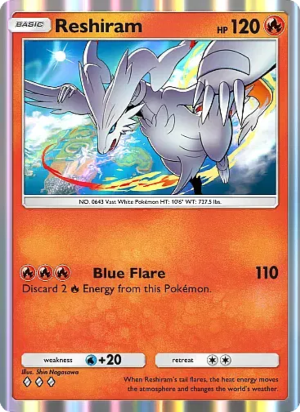 Reshiram - Pokémon TCG Card