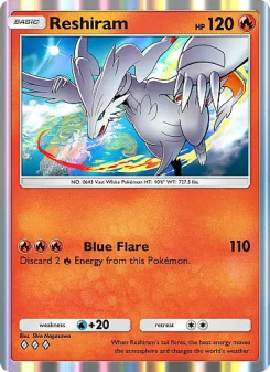 Reshiram - pokemon TCG Card