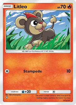 Litleo - pokemon TCG Card