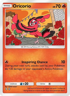 Oricorio - pokemon TCG Card
