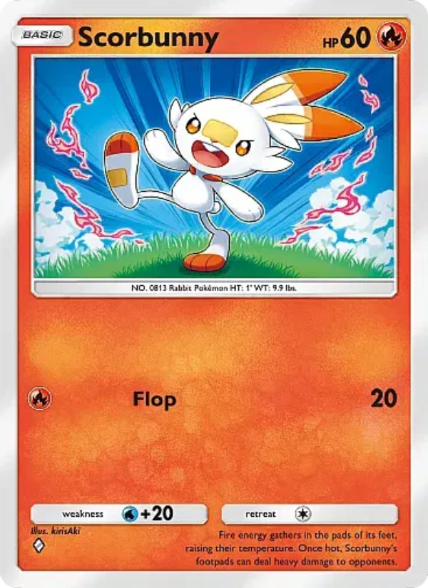 Scorbunny - Pokémon TCG Card