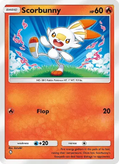 Scorbunny - pokemon TCG Card