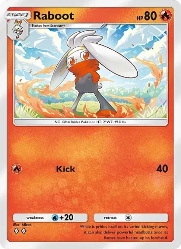 Raboot - Pokémon TCG Card