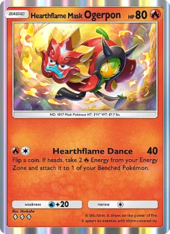 Hearthflame Mask Ogerpon - pokemon TCG Card