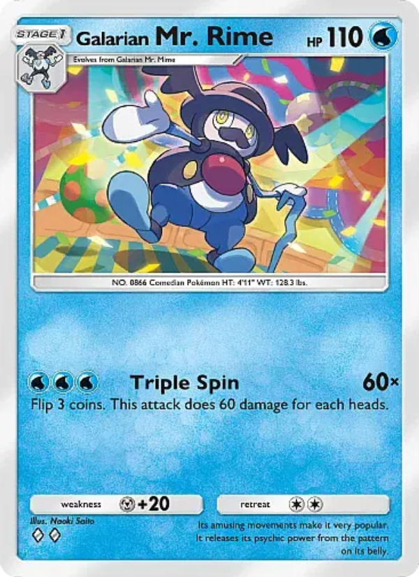 Galarian Mr. Rime - Pokémon TCG Card