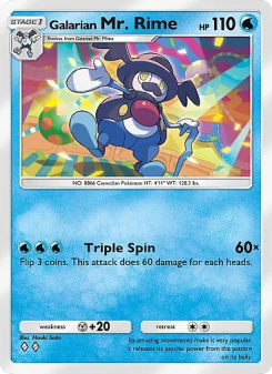 Galarian Mr. Rime - pokemon TCG Card