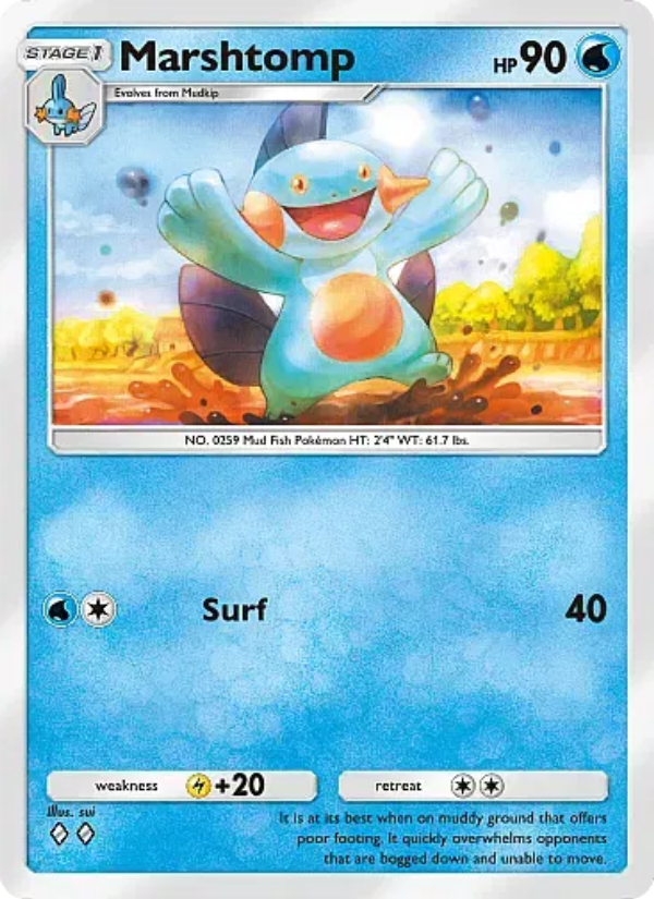 Marshtomp - Pokémon TCG Card