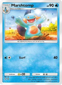 Marshtomp - pokemon TCG Card