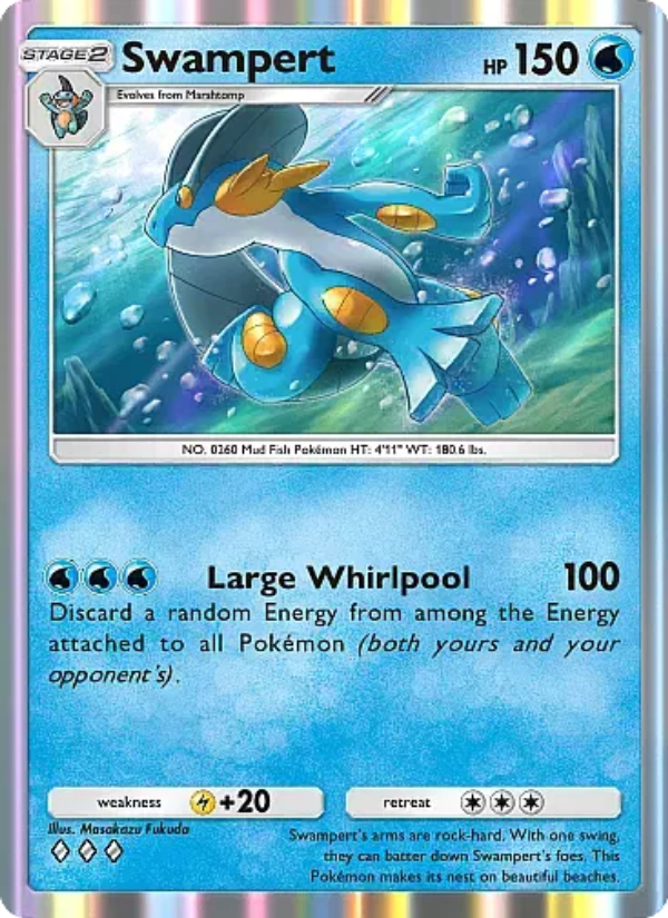 Swampert - Pokémon TCG Card