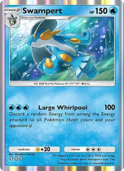 Swampert - pokemon TCG Card