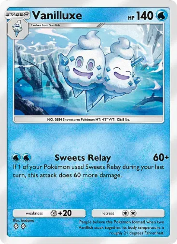 Vanilluxe - Pokémon TCG Card