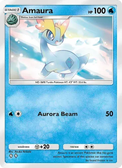 Amaura - pokemon TCG Card
