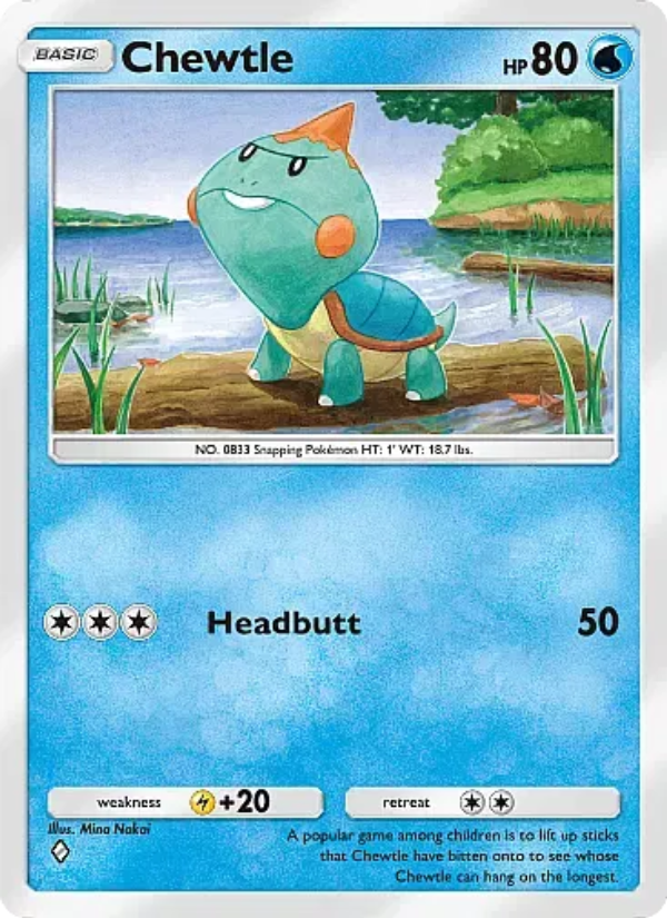 Chewtle - Pokémon TCG Card