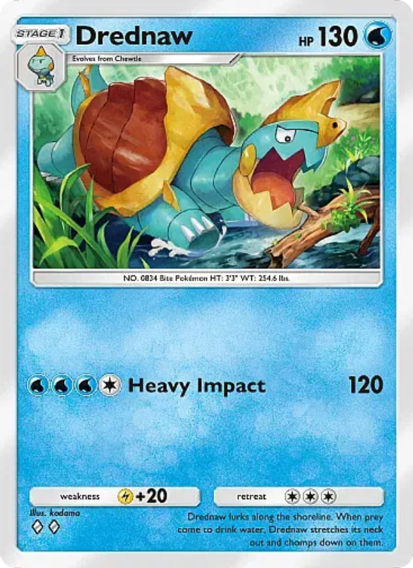 Drednaw - Pokémon TCG Card