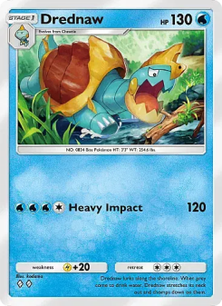Drednaw - pokemon TCG Card