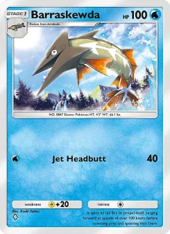 Barraskewda - pokemon TCG Card