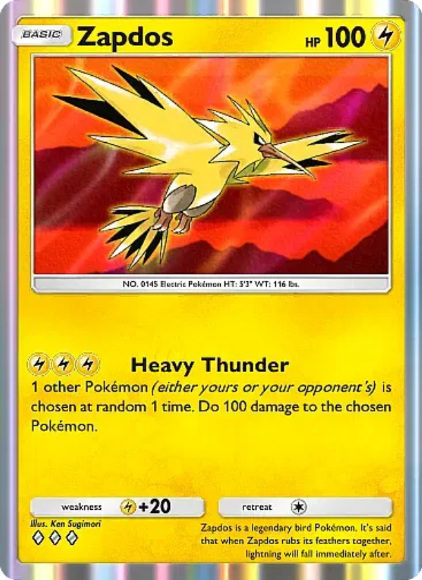 Zapdos - Pokémon TCG Card