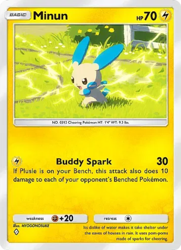 Minun - Pokémon TCG Card