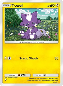 Toxel - pokemon TCG Card