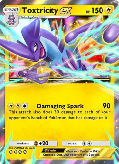 Toxtricity ex - pokemon TCG Card