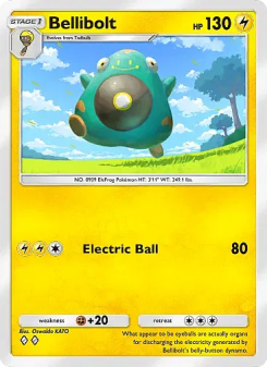 Bellibolt - pokemon TCG Card