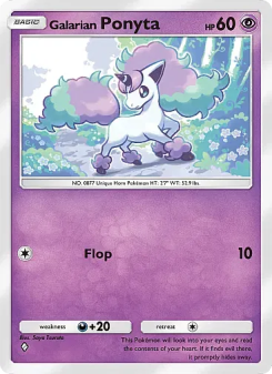 Galarian Ponyta - pokemon TCG Card