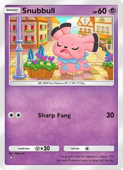 Snubbull - pokemon TCG Card