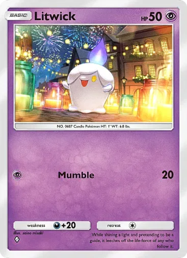 Litwick - Pokémon TCG Card