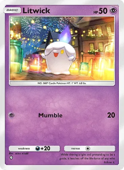Litwick - pokemon TCG Card
