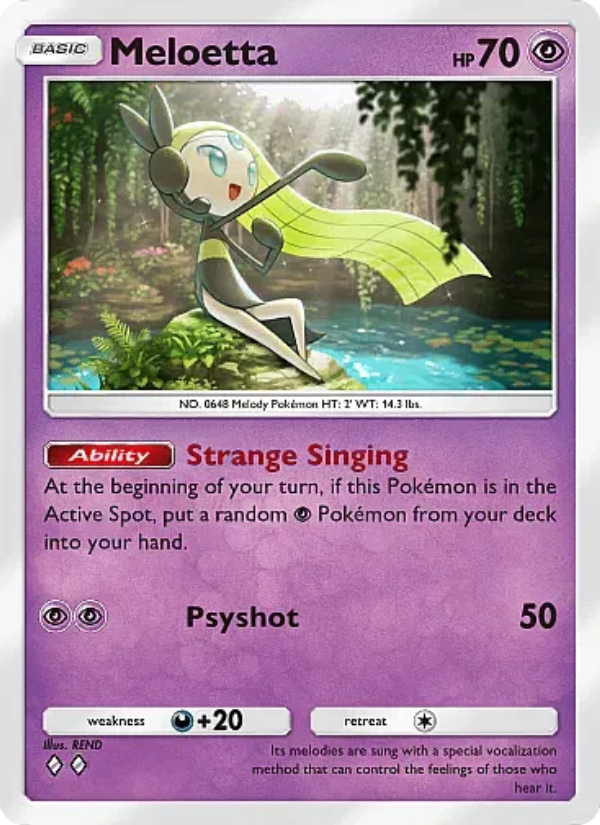 Meloetta - Pokémon TCG Card
