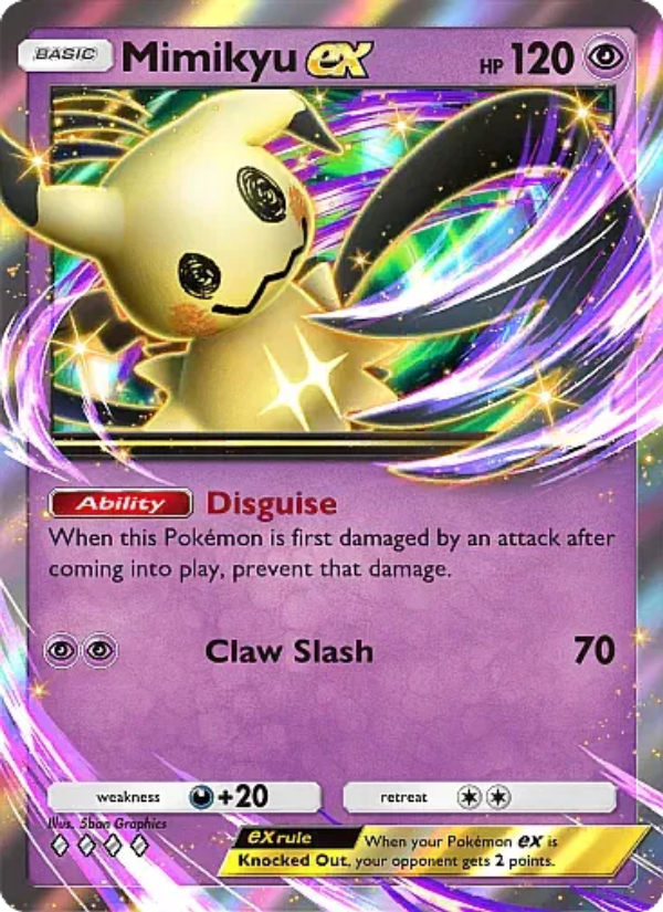 Mimikyu ex - Pokémon TCG Card