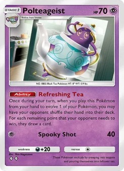 Polteageist - pokemon TCG Card