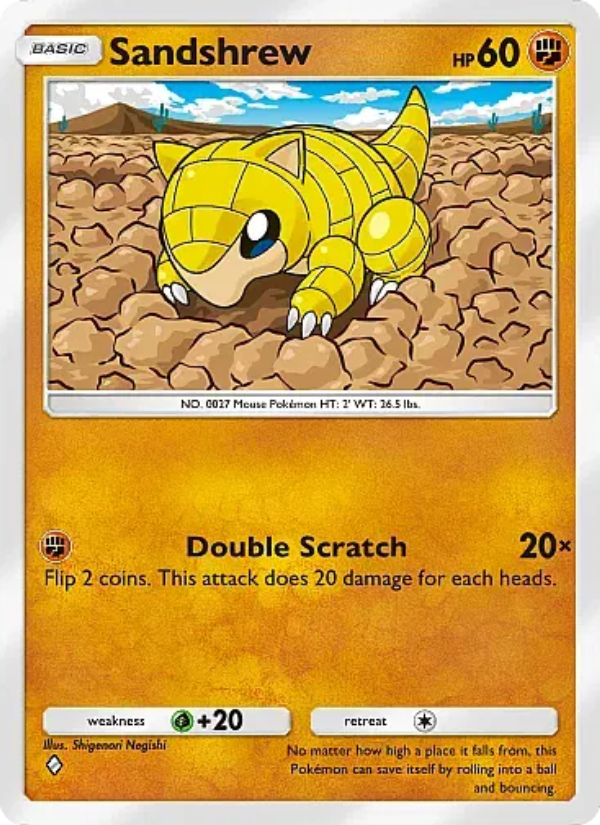 Sandshrew - Pokémon TCG Card