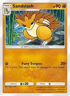 Sandslash - pokemon TCG Card