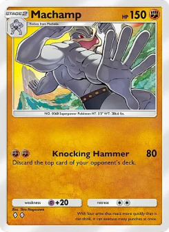 Machamp - pokemon TCG Card