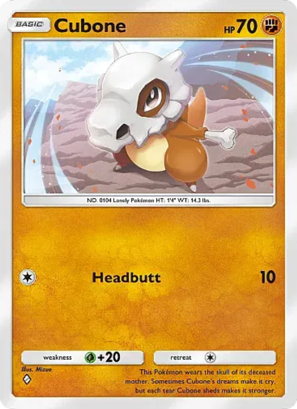 Cubone - Pokémon TCG Card