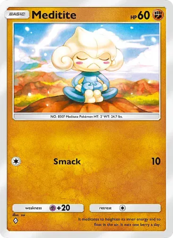 Meditite - Pokémon TCG Card