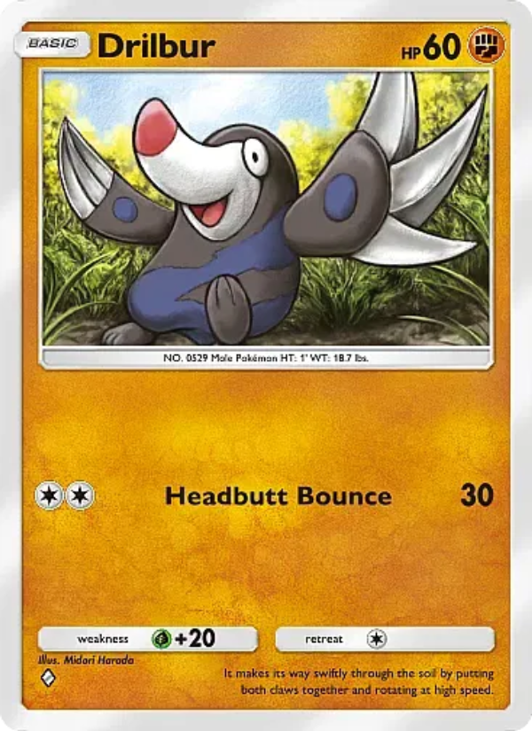 Drilbur - Pokémon TCG Card