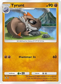 Tyrunt - pokemon TCG Card