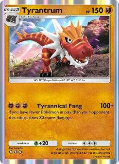 Tyrantrum - pokemon TCG Card
