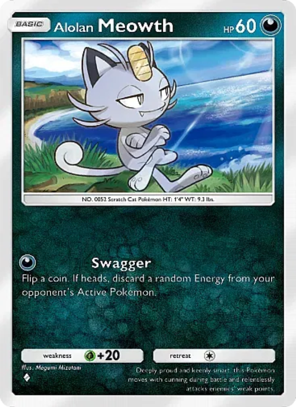 Alolan Meowth - Pokémon TCG Card
