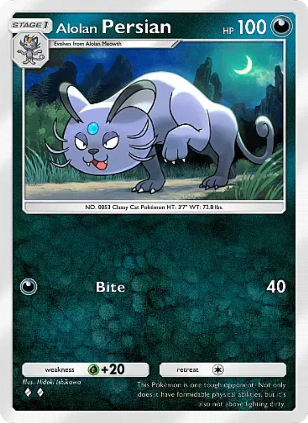 Alolan Persian - Pokémon TCG Card