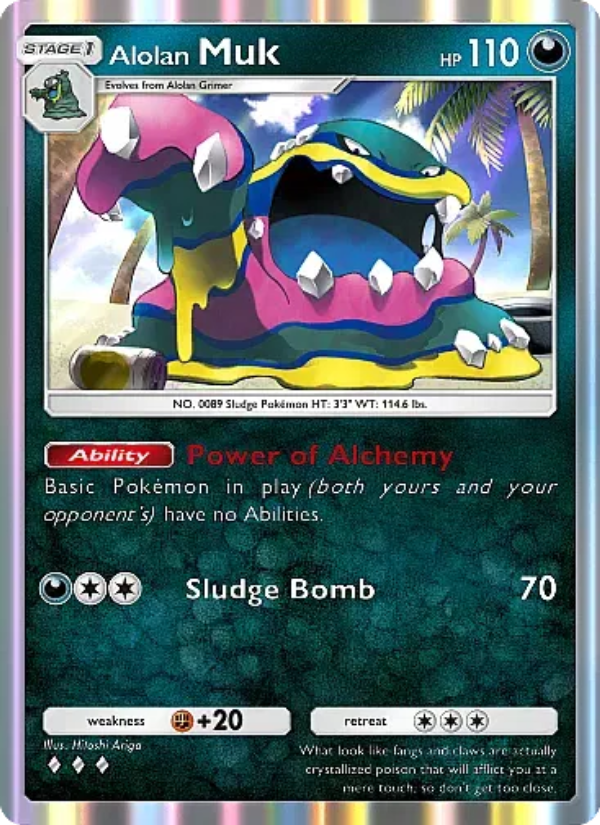 Alolan Muk - Pokémon TCG Card