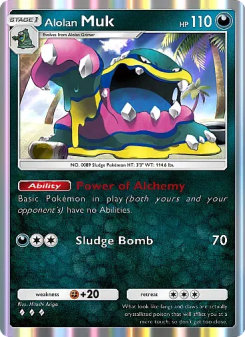 Alolan Muk - pokemon TCG Card