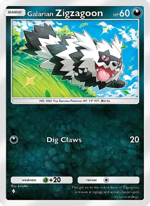 Galarian Zigzagoon - Pokémon TCG Card